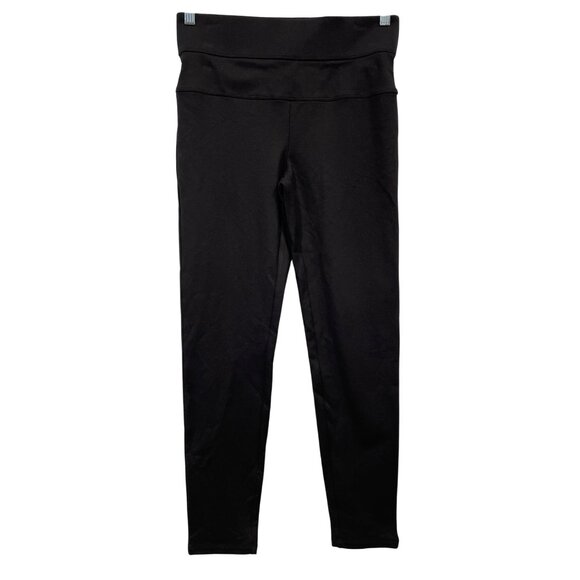 Anne Klein Pull On High Waist Leggings Size Small Petite Black Stretch Comfy NEW - Picture 1 of 8